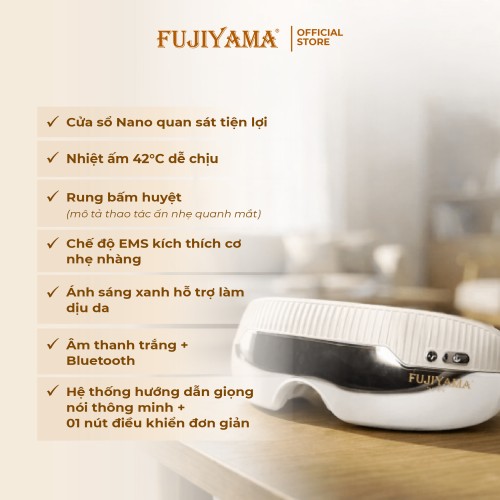 Máy Massage Mắt Cao Cấp FUJIYAMA FM1610
