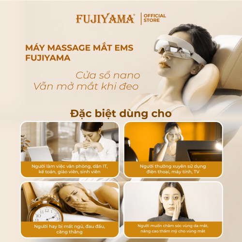 Máy Massage Mắt Cao Cấp FUJIYAMA FM1610