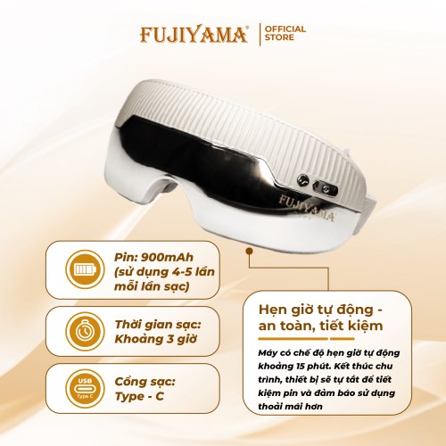 Máy Massage Mắt Cao Cấp FUJIYAMA FM1610