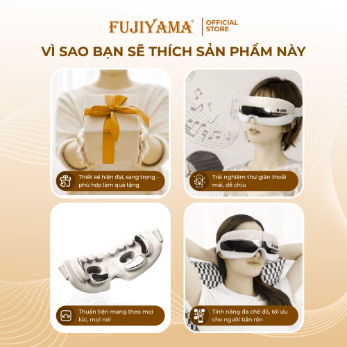 Máy Massage Mắt Cao Cấp FUJIYAMA FM1610