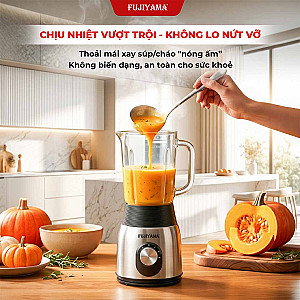 Máy Xay Sinh Tố Fujiyama BL823- Cối Thủy Tinh 1.5L - Công Suất 600W