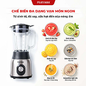 Máy Xay Sinh Tố Fujiyama BL823- Cối Thủy Tinh 1.5L - Công Suất 600W