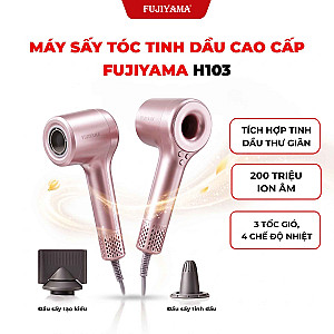 Máy Sấy Tóc Tinh Dầu FUJIYAMA H103 - Công Nghệ I-ON âm, Viên Tinh Dầu Dưỡng Tóc