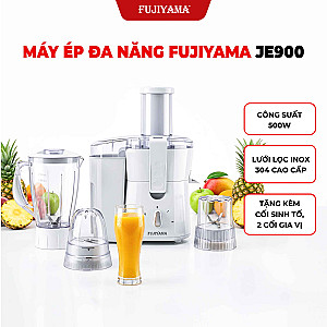 Máy Ép Trái Cây Đa Năng Fujiyama JE900 4 Trong 1 Công Suất 500W Cối 1.5L