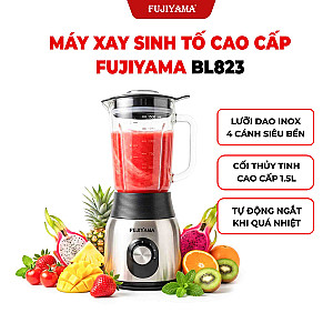 Máy Xay Sinh Tố Fujiyama BL823- Cối Thủy Tinh 1.5L - Công Suất 600W